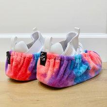 Load image into Gallery viewer, Rainbow Tie-dye Sneaker Gliders