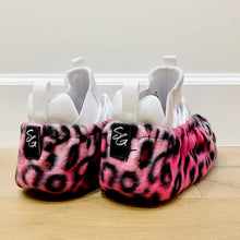 Load image into Gallery viewer, Pink Snow Leopard Sneaker Gliders
