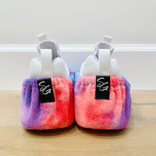 Load image into Gallery viewer, Rainbow Tie-dye Sneaker Gliders
